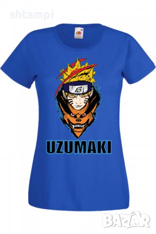 Дамска тениска Naruto Uzumaki 01,Анимация,игра,Празник,Повод., снимка 4 - Тениски - 38060981