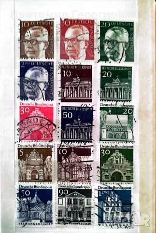 Малък класьор с марки /Германия/.  К.1, снимка 9 - Филателия - 48268546