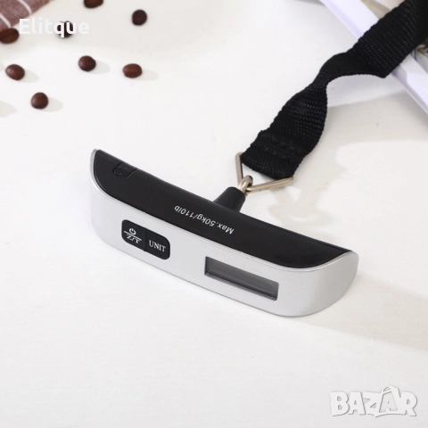 Портативна електронна везна до 50 кг. с LCD дисплей с подсветка, снимка 2 - Друга електроника - 52862878