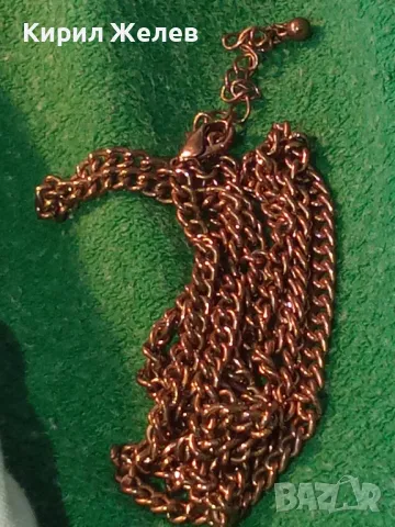 ЗДРАВ ЗЛАТИСТ СТОМАНЕН ЛАНЕЦ СИНДЖИРЧЕ ВЕРИЖКА КОЛИЕ НЕРЪЖДАЕМО 47381, снимка 11 - Колиета, медальони, синджири - 47031261