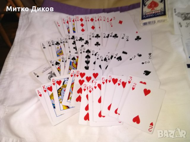 Карти за покер Бицикле -52бр-4жокера-56общо нови маде ин САЩ, снимка 14 - Карти за игра - 32331917