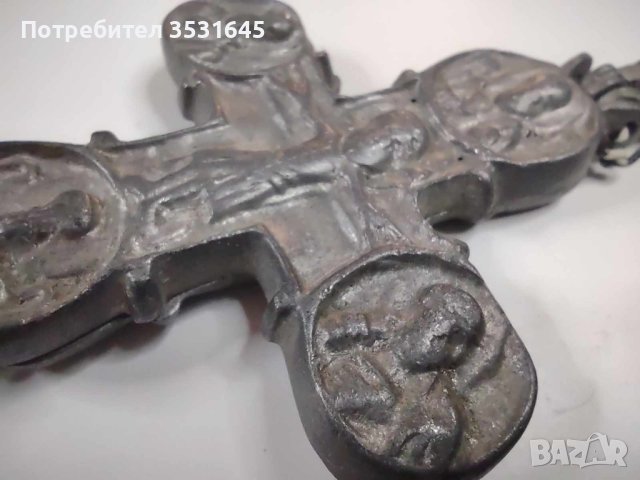 Много стар модел на античен кръст, снимка 6 - Антикварни и старинни предмети - 43023924