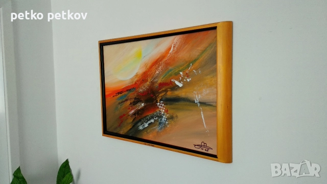 Абстрактна картина Siri, снимка 3 - Картини - 52062957