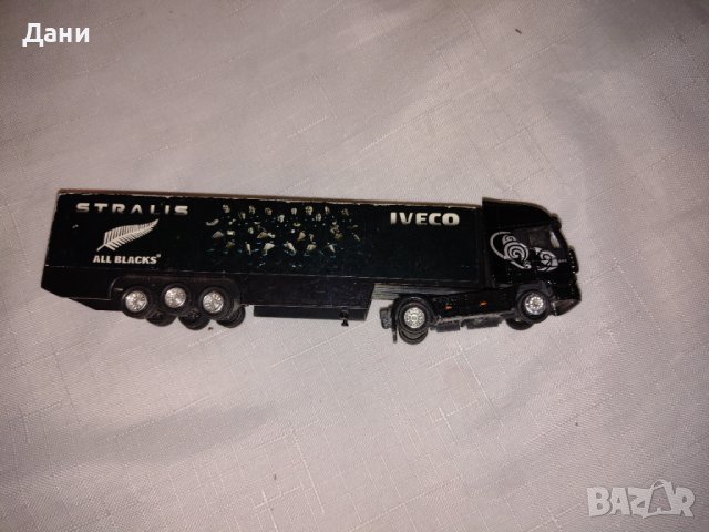 Камион - FIAT IVECO STRALIS "All Blacks" - 1/43 Eligor -- 1992 г, снимка 2 - Колекции - 37880876