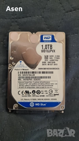 Продам хард диск , снимка 2 - Части за лаптопи - 52003511