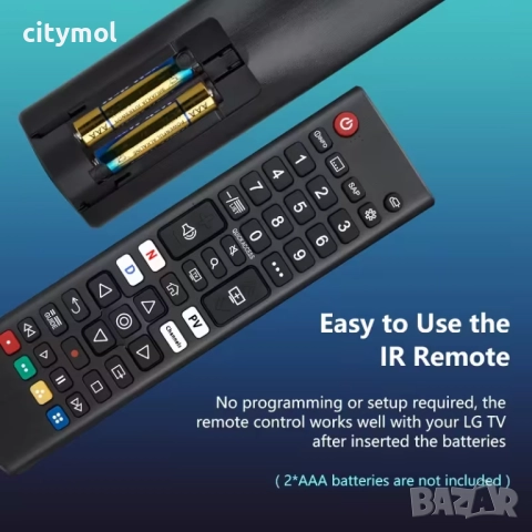 Дистанционно за Smart TV LG LG серии UP, OLED, QNED, NanoCell ​, снимка 6 - Дистанционни - 51975972