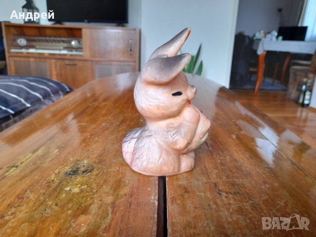 Стара гумена играчка заек #3, снимка 4 - Други ценни предмети - 39478109