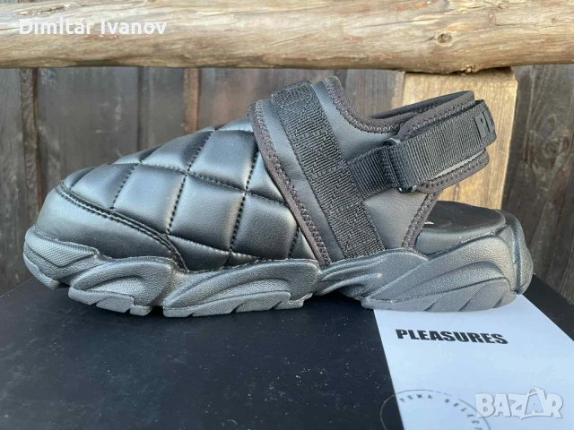 Puma x Pleasures TS-01 Quilt S Black, снимка 3 - Мъжки чехли - 50954647