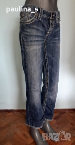 Дизайнерски дънки Silver jeans by "Aiko"® / широки крачоли, снимка 3 - Дънки - 28855006