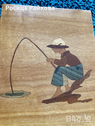 Малки дървени картини, снимка 8 - Антикварни и старинни предмети - 50274907