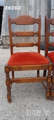 Столове масив 4бр.-№043, снимка 3 - Столове - 51417614