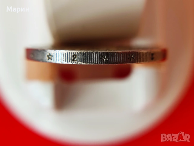 🔥 РЯДКА 2 ЕВРО ФРАНЦИЯ 1999 – „Дървото на живота“ с ДЕФЕКТ (Error Coin), снимка 6 - Нумизматика и бонистика - 53607113