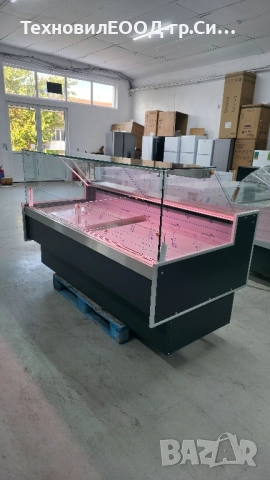 Месарска хладилна витрина 200х100 , снимка 3 - Витрини - 51937453