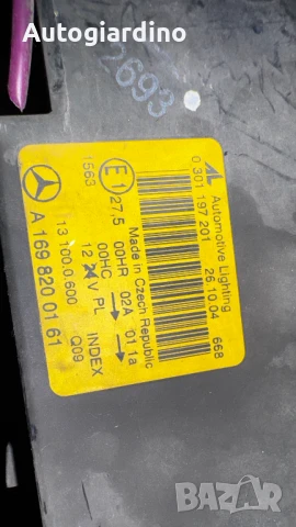 Оригинални Фарове зa Mercedes A170 -  A1698200161 / A1698200261, снимка 2 - Части - 51155322