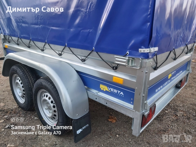 Туристическо ремарке VESTA LIGHT 23DA с брезент и шпригли H-120, снимка 13 - Ремаркета - 51921932