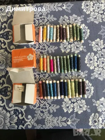 Ибришими / конци/ за шиене -комплект, снимка 3 - Други стоки за дома - 36341774