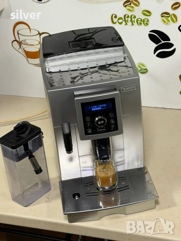 Кафемашина кафе автомат delonghi magnifica S cappuccino с гаранция, снимка 6 - Кафемашини - 53170986