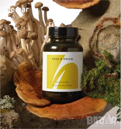 THE HERBTENDER, Doze and Dream - Веган добавка с гъба Рейши и Ашваганда за релаксация и сън 60 бр., снимка 2 - Хранителни добавки - 43581592