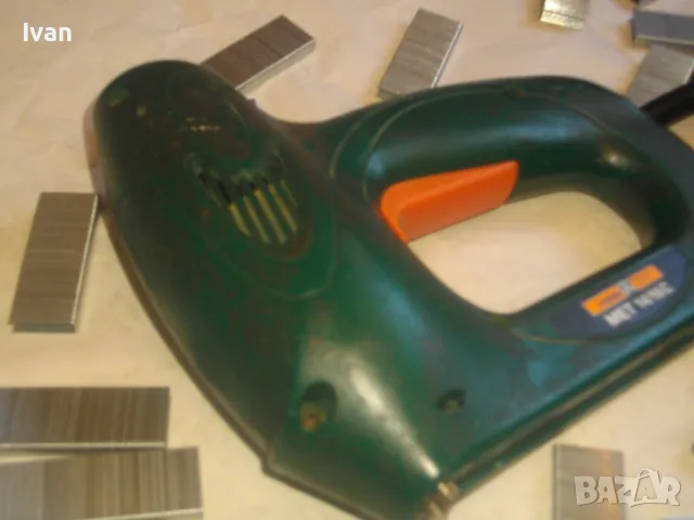 Немски Комбиниран 8-16 мм Дърводелски Тапицерски ТАКЕР Meister Craft MET 14/16C ОТЛИЧЕН , снимка 6 - Други инструменти - 47457996