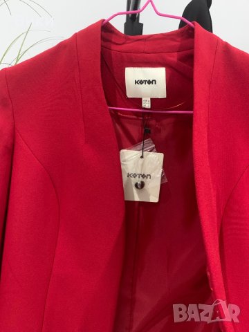 Червено сако, снимка 7 - Сака - 43501041