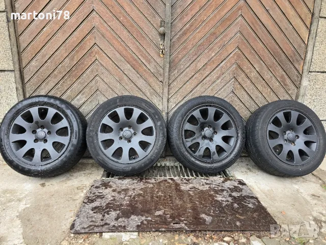 4бр. алуминиеви джанти 16 цола, 5х112 за Ауди с гуми.