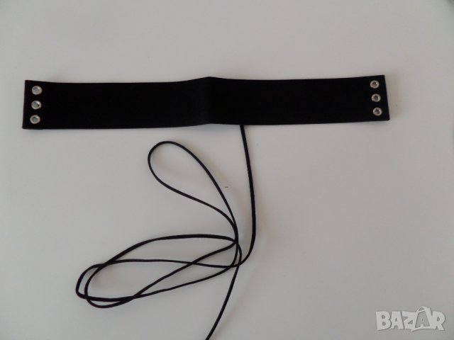  Черен Чокър chocker , снимка 7 - Колиета, медальони, синджири - 36905234