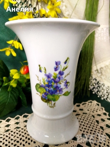 Виолетки- плато, ваза, чиния за стена , снимка 8 - Декорация за дома - 52566207