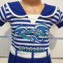 Нова детска моряшка рокличка с трансферен печат Делфини, 12-18 месеца, 7-8 години, снимка 12