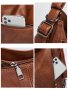 Елегантна дамска кожена чанта-раница 2 в 1, 3цвята - 024, снимка 12