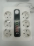 Разклонител с бутонен превключвател, 2 метра кабел, 6 изхода + 5 USB + 1 тип c вход, 3000 W, снимка 2