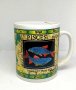 Керамична сувенирна чаша за подарък на зодия Риби, снимка 1