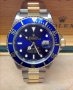 Часовник Rolex Submariner Blue, снимка 1 - Мъжки - 34947690