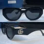 GUCCI с лого 1:1 дамски слънчеви очила котка 2 цвята, снимка 2