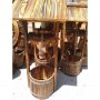 Дървен кладенец - декоративна фигура за градина и механа 78 х 33 см, снимка 1 - Градински мебели, декорация  - 26792619