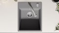 Кухненска Мивка от гранит модел РИГА XXL 430 x 500 mm - сива, снимка 5
