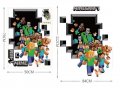 Minecraft Майнкрафт 3d врата стикер лепенка за стена или гардероб, снимка 2