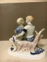 Стара немска порцеланова фигурка- композиция, снимка 5
