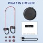 Bluetooth 5.3 слушалки TONEMAC U8, IPX7, 15 часа батерия, червени, снимка 7