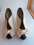 Красиви обувки с панделка+подарък риза, снимка 1 - Дамски обувки на ток - 28539489