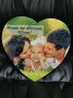 Персонален картонен пъзел с лъскави части, форма сърце, снимка 1 - Подаръци за жени - 32347669