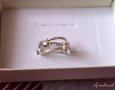 Нежен и елегантен сребърен пръстен - модел R043, снимка 3