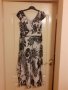 Прекрасна ефирна черно-бяла рокля, снимка 1 - Рокли - 32686382