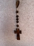Дървена броеница с кръст, снимка 3