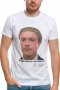 Нова мъжка тениска с дигитален печат на Революционера Васил Левски, България