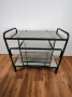 Етажерка стъкло/метал, снимка 1
