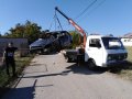 Транспортни услуги със камион с кран самосвал и бус с падащ борд, снимка 2