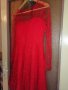 Червена рокля, снимка 1 - Рокли - 43312405