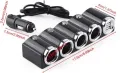 Разклонител за запалка с 4 гнезда, 2 USB, 12-24V., снимка 6