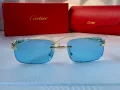 Cartier 2024 мъжки слънчеви очила дамски унисекс 4 цвята, снимка 15