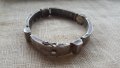 Сребърна старинна гривна, снимка 5